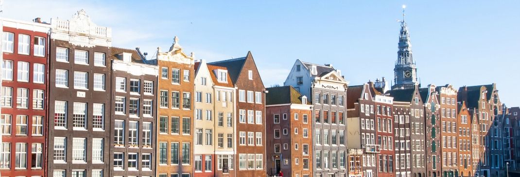 Häuserfassaden in Amsterdam